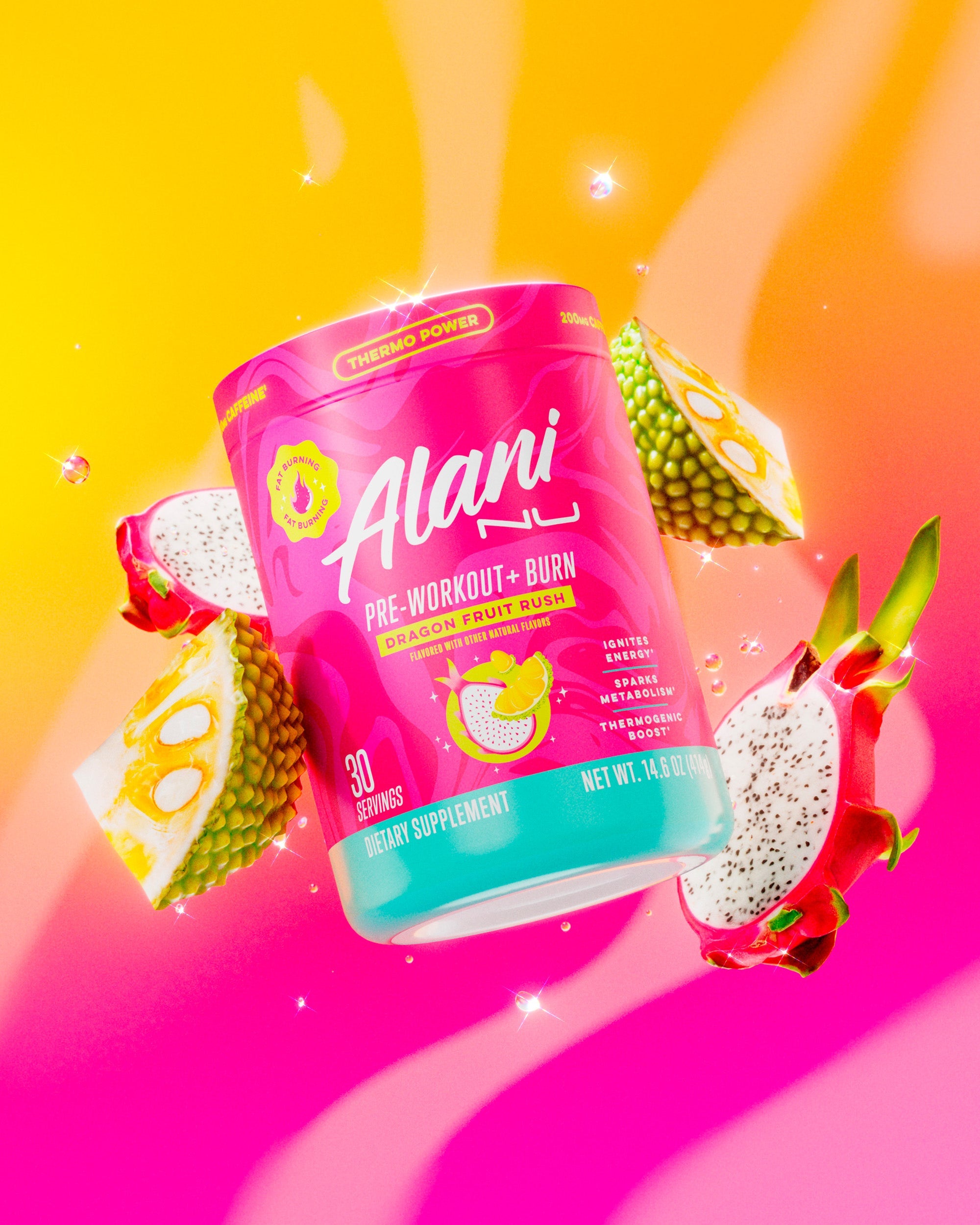 Pre-Workout+ Burn - Dragon Fruit Rush